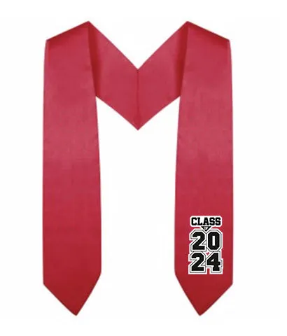 Red Kindergarten/Preschool Class of Stole