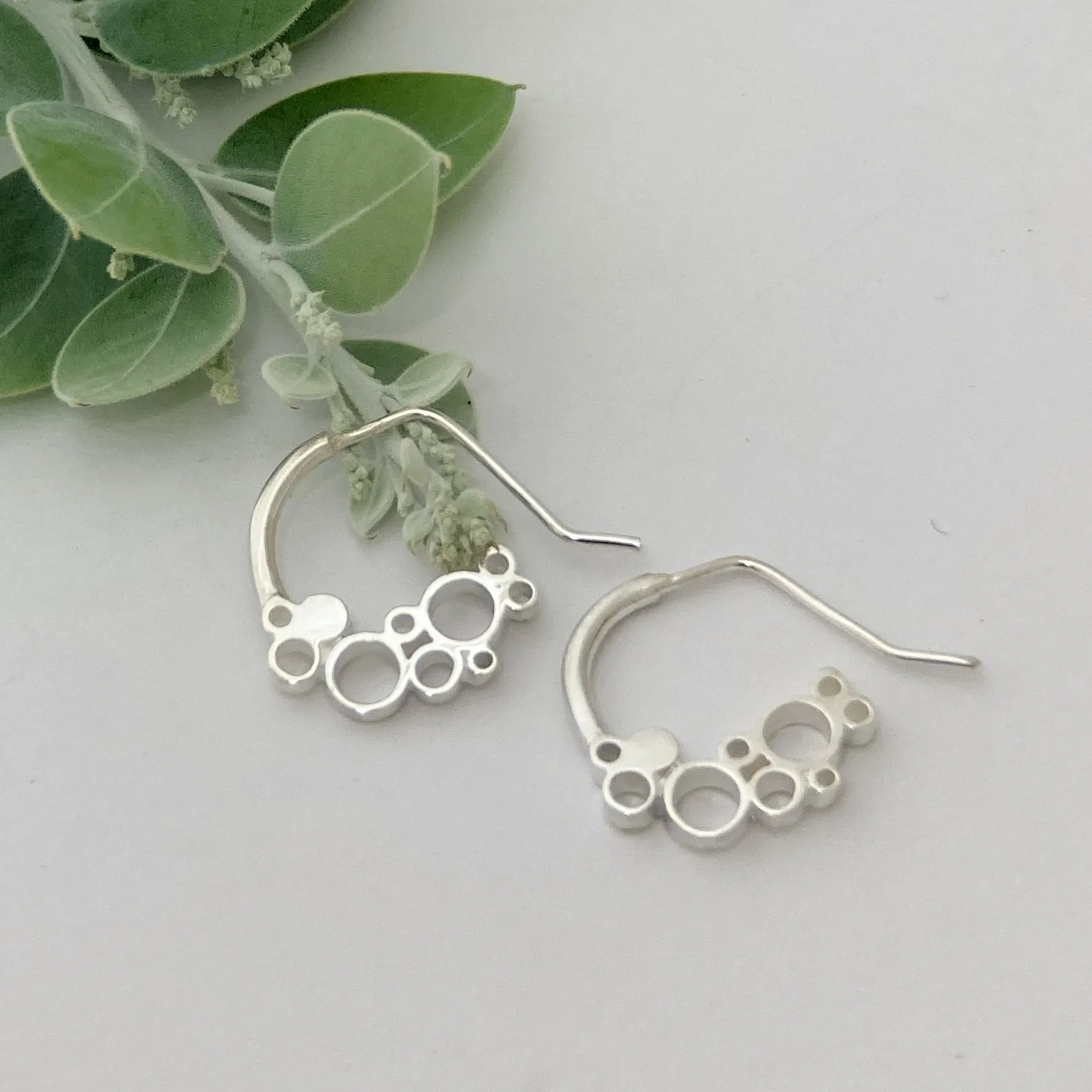 Reef Silver Hoops