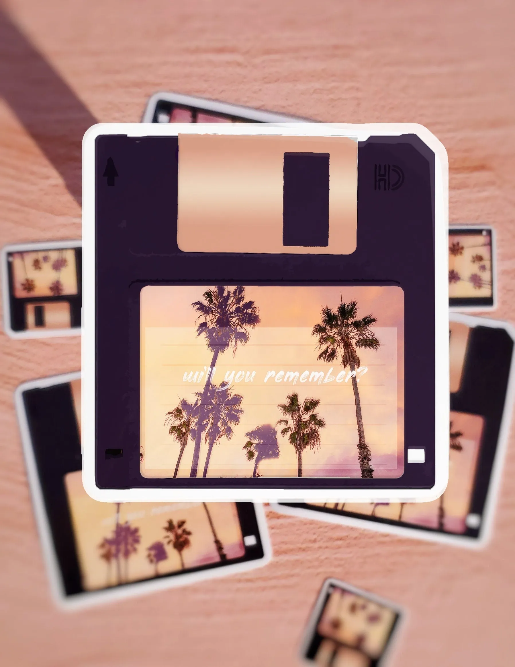 Retro Lofi Vinyl Sticker 3 Pack