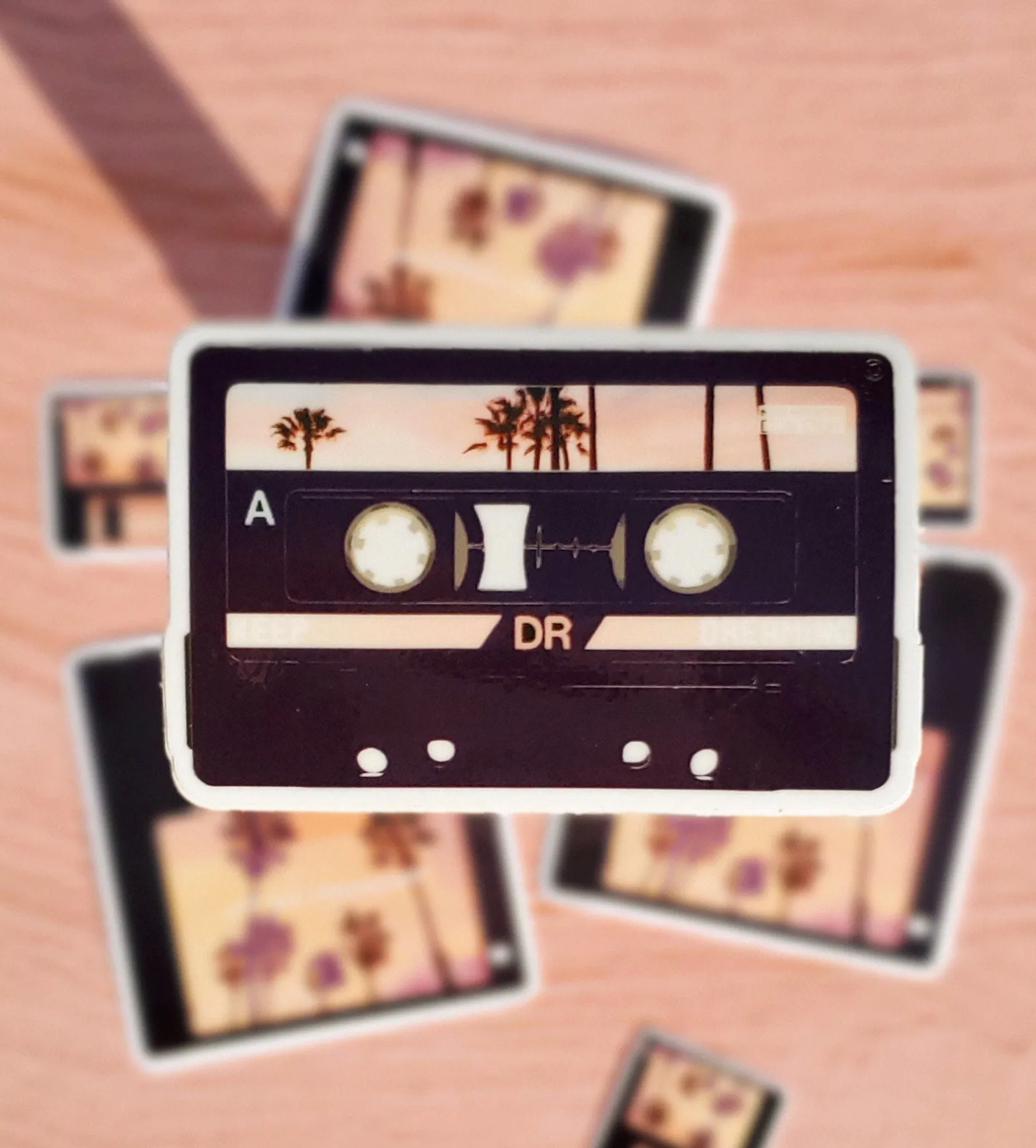 Retro Lofi Vinyl Sticker 3 Pack