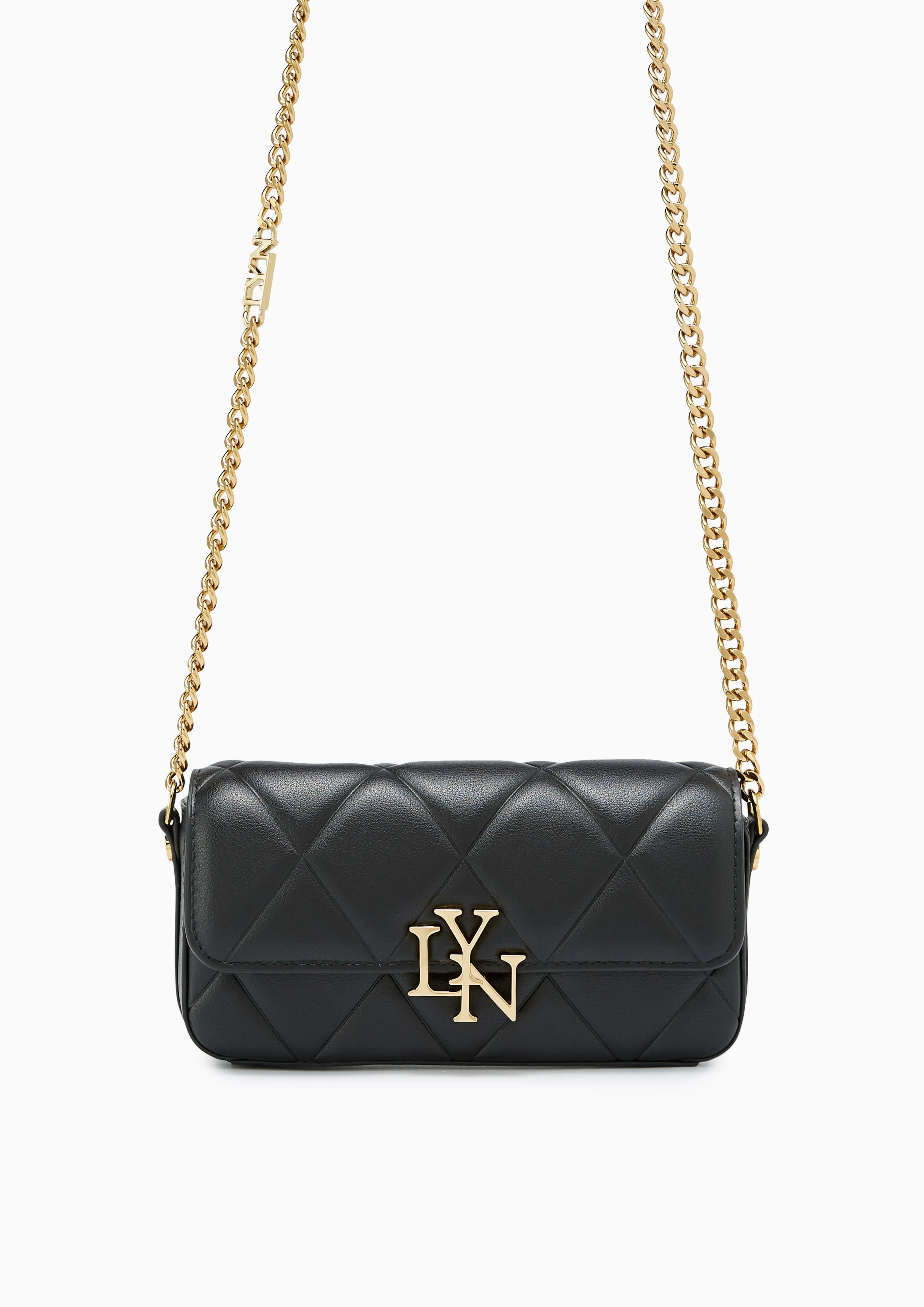 Rexha Flap Phone Wallet On Chain - Black