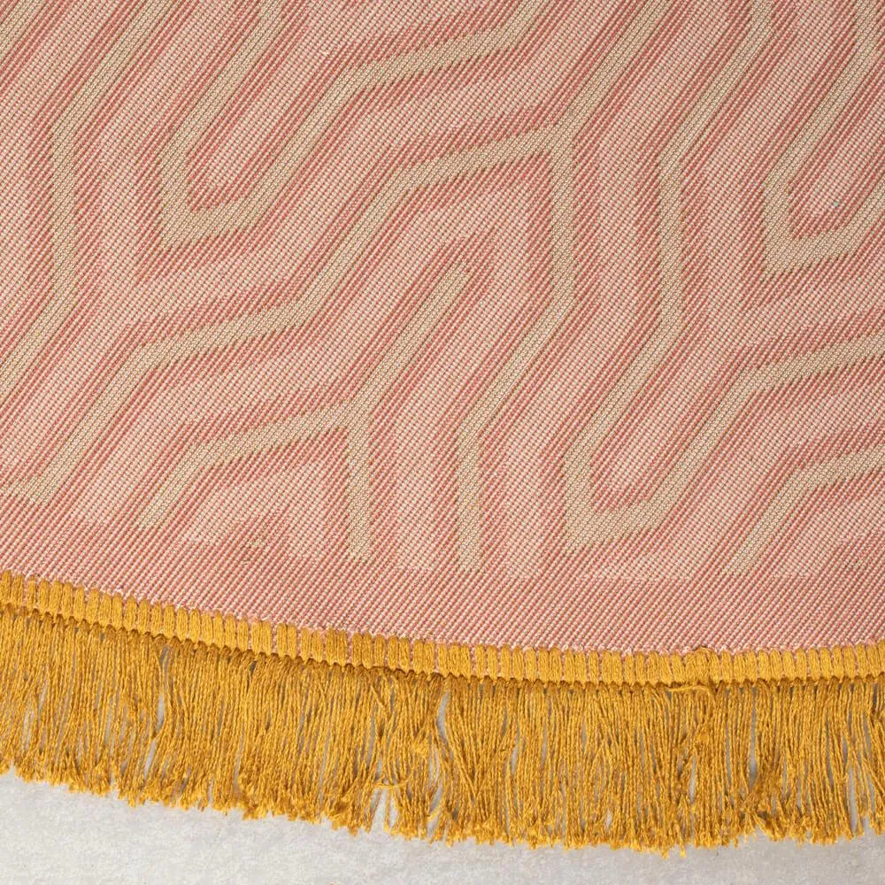 Round rug I FEEL SO SOFT pink