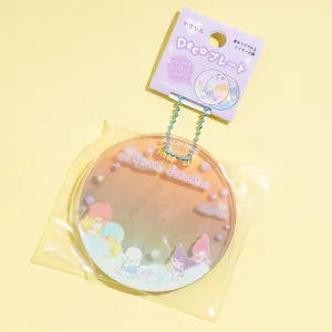 Sanrio Characters Acrylic Photo Plate Charm