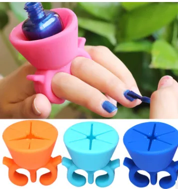 Silica Nail Polish Bottle Holder