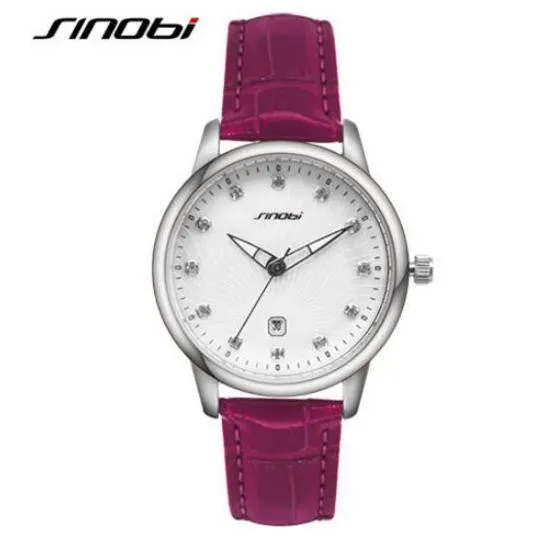 Sinobi Luxury Diamond Fashion Ladies Automatic Date Watch