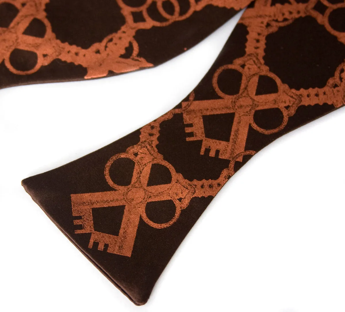 Skeleton Keys Bow Tie. Argyle Print Bowtie