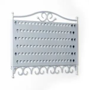 Slim Wall-Mounted Jewelry & Earring Organizer