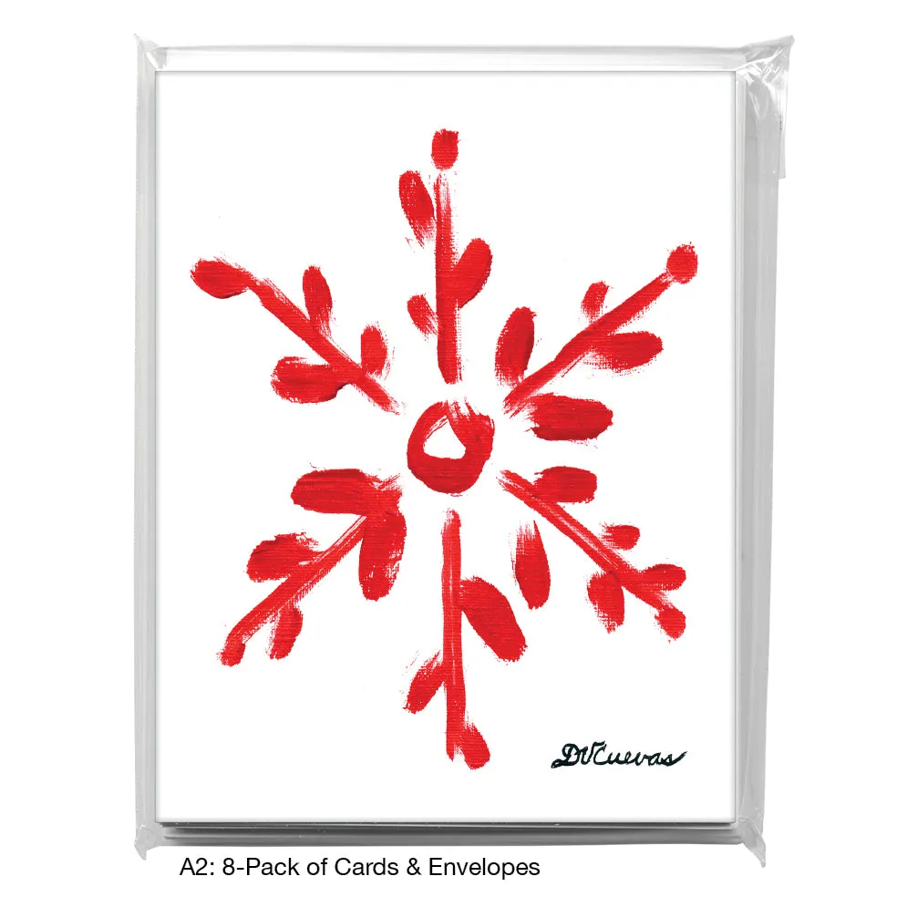 Snowflake Trio 3, Greeting Card (7499)