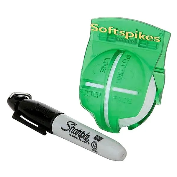 Softspikes Golf Ball Alignment Tool . ONE