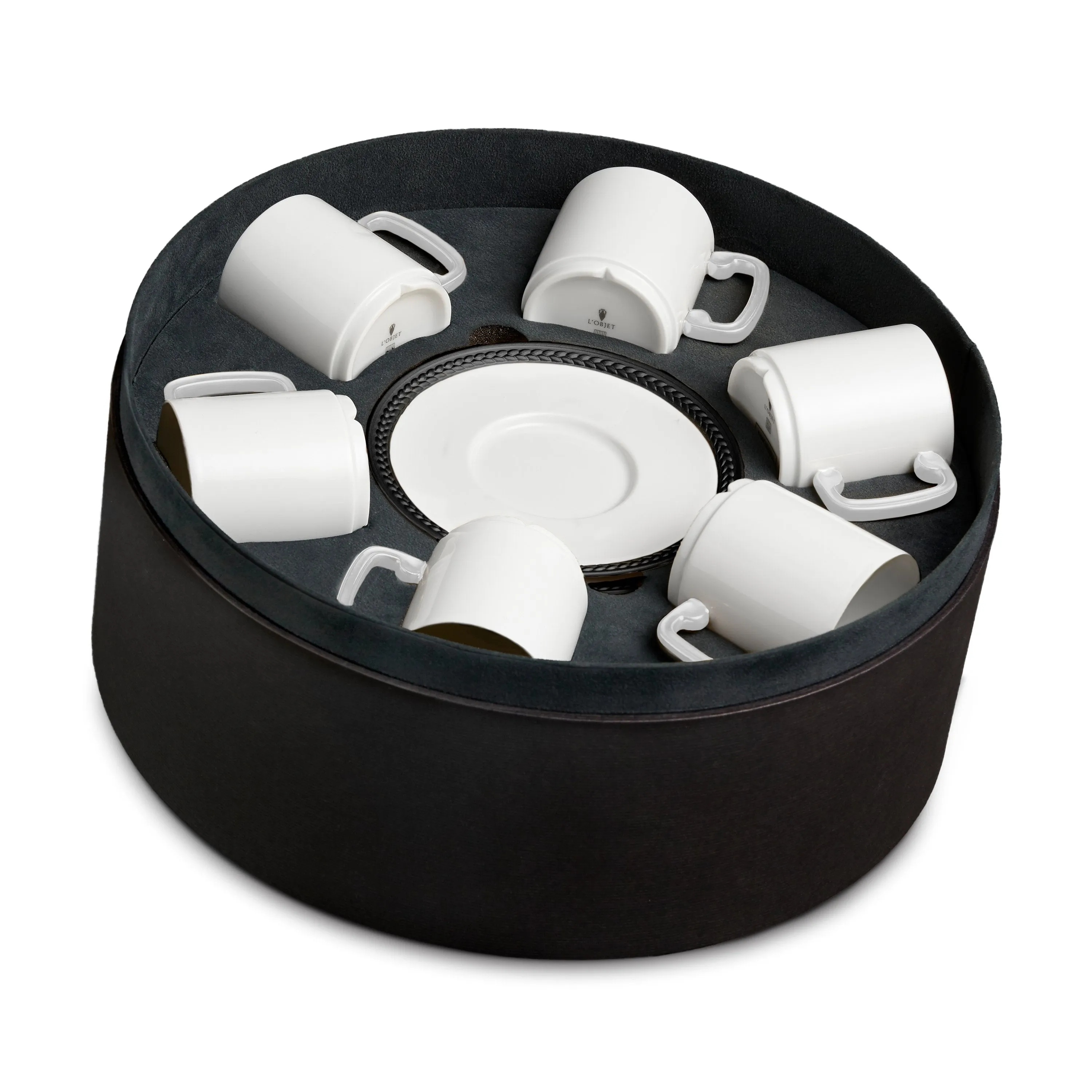 Soie Tressée Espresso Cup   Saucer (Set of 6)