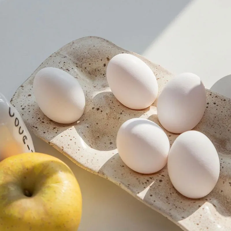 Speckled Organic Shaped Egg Tray