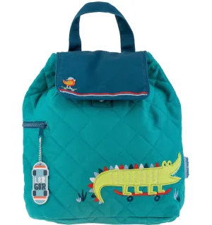 Stephen Joseph Quilted Backpack in Alligator