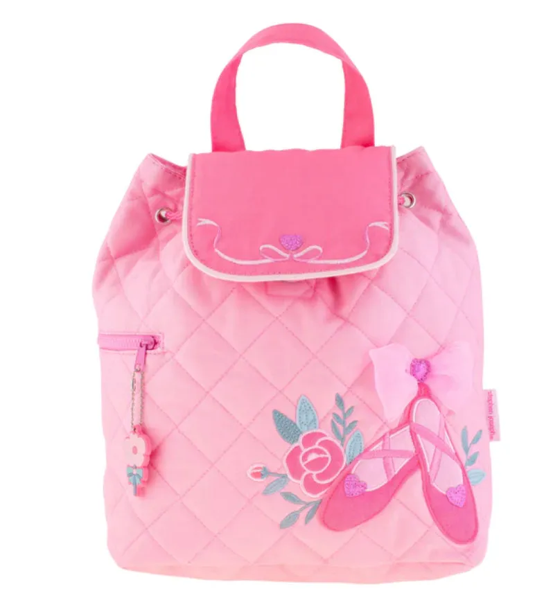 Stephen Joseph Quilted Backpack in Ballet