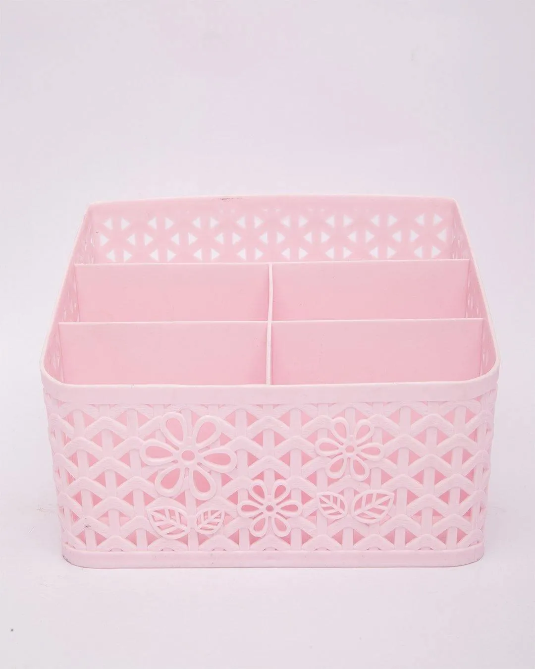 Storage Basket, Organiser, for Home, Pink, Plastic