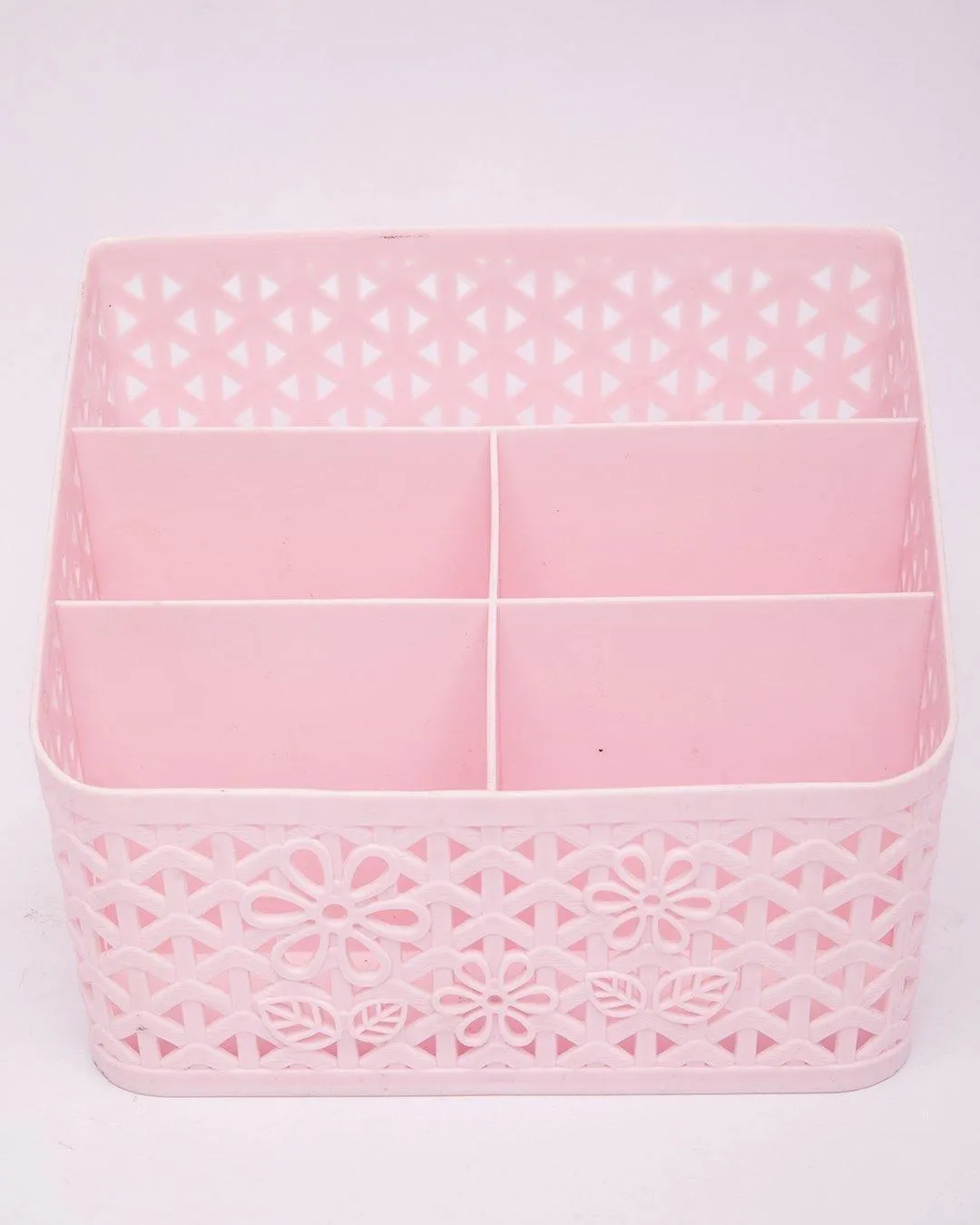 Storage Basket, Organiser, for Home, Pink, Plastic