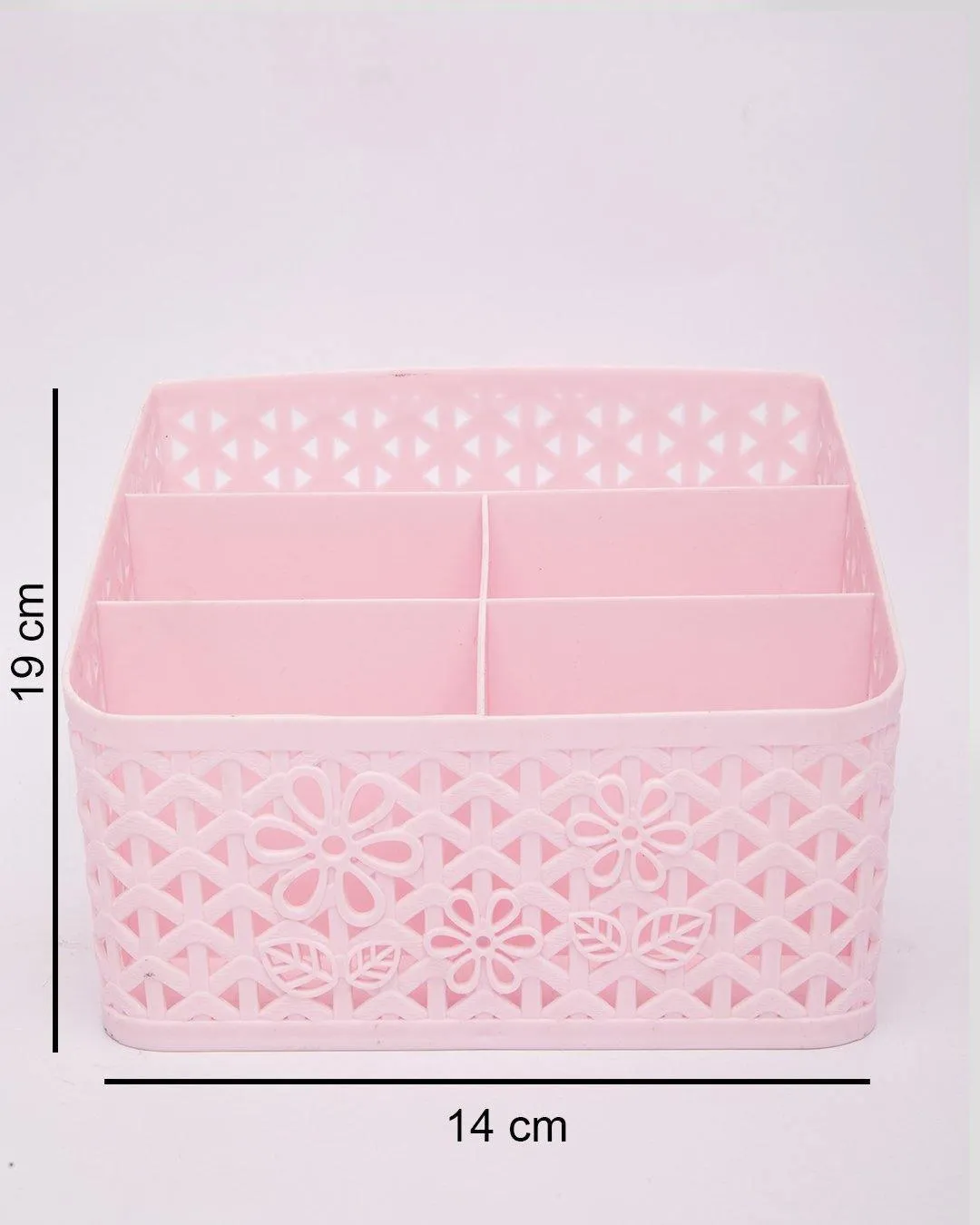 Storage Basket, Organiser, for Home, Pink, Plastic