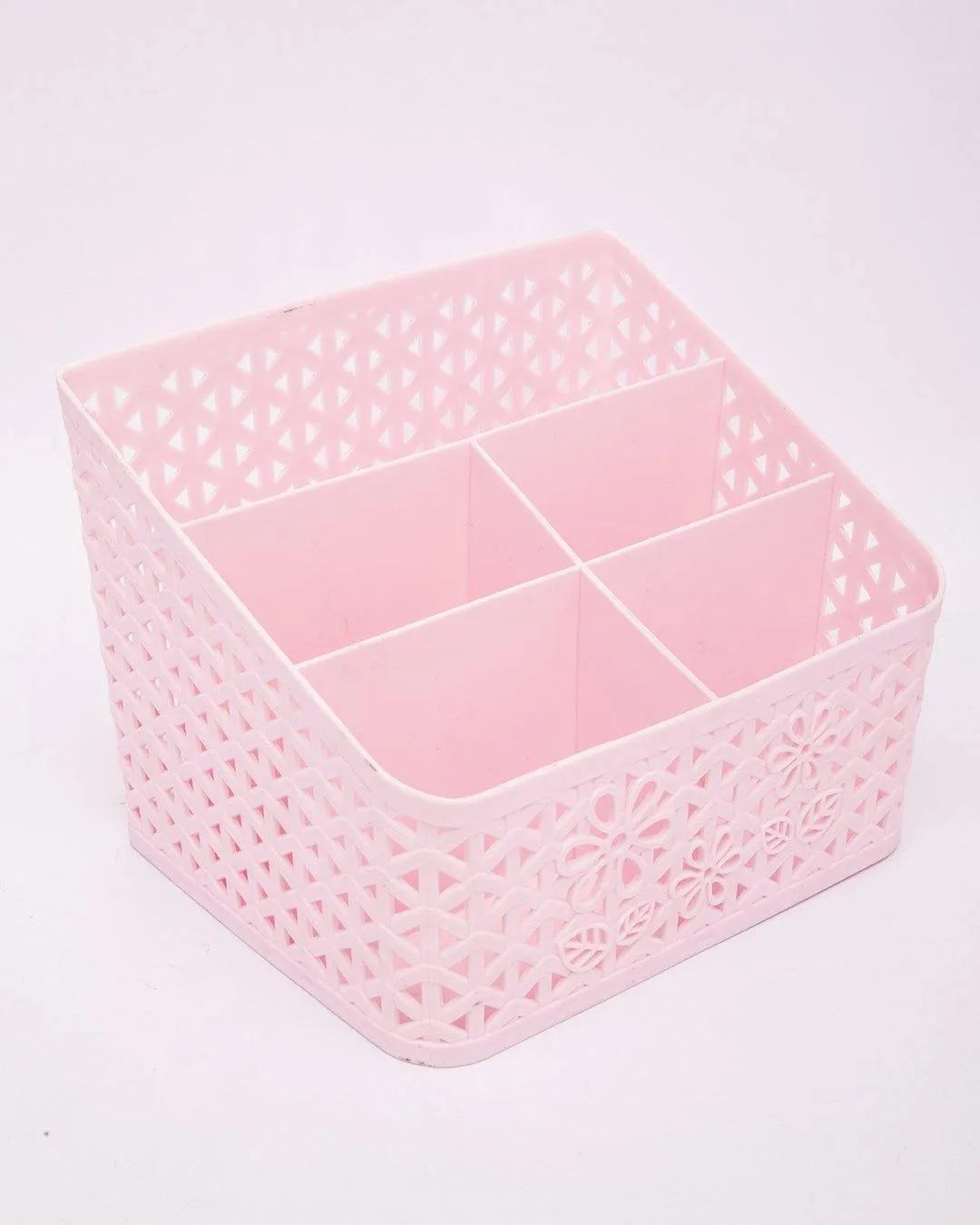 Storage Basket, Organiser, for Home, Pink, Plastic