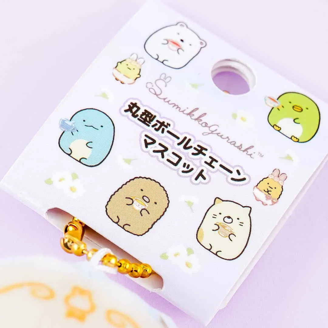 Sumikko Gurashi Neko Round Plushie Charm