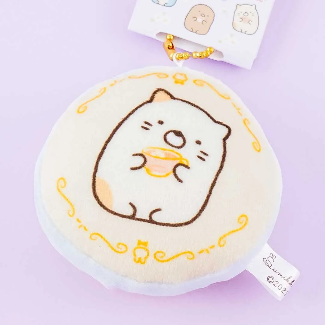 Sumikko Gurashi Neko Round Plushie Charm