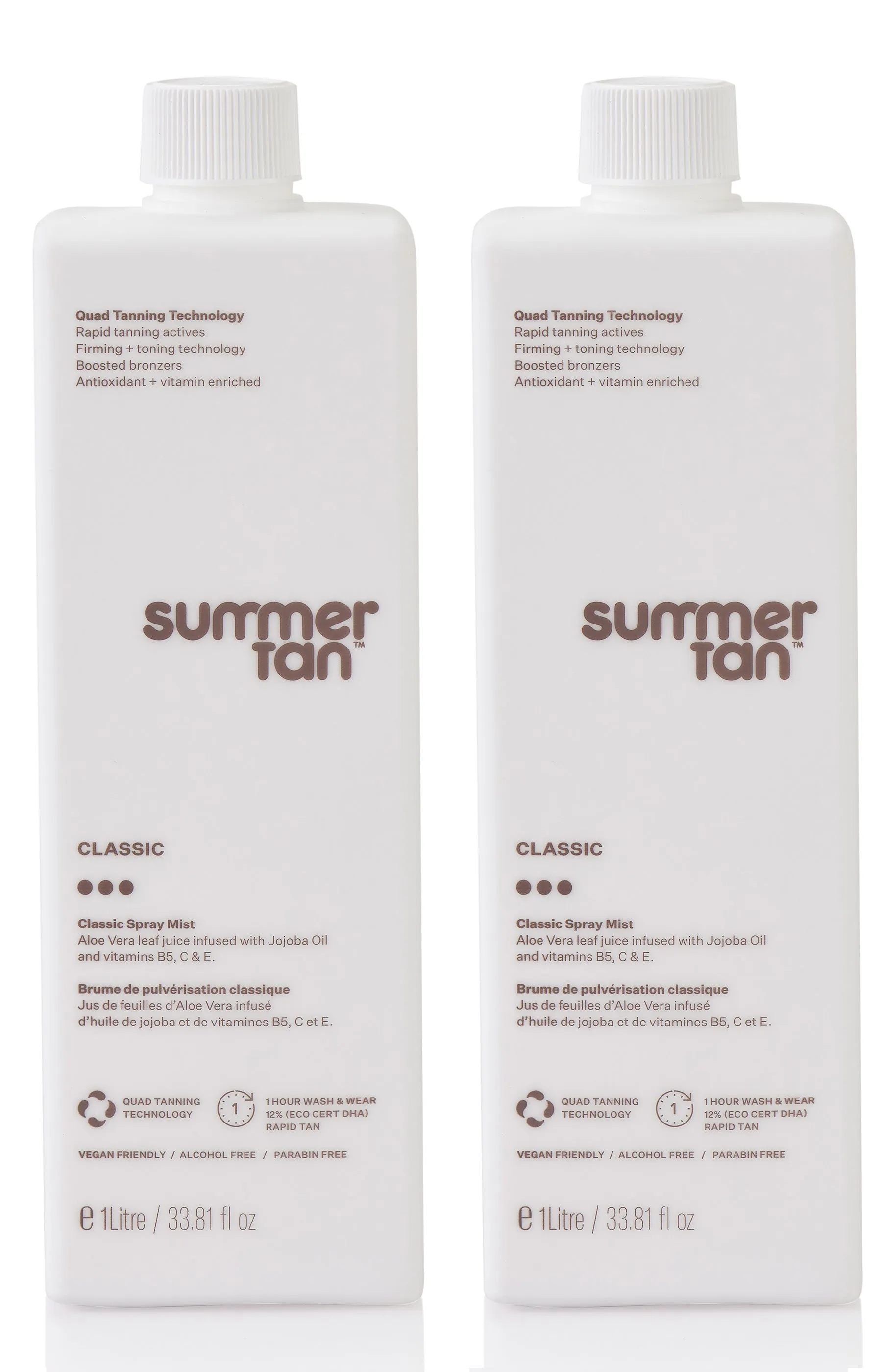 Summer Tan™ Professional Packs / Classic Spray Mist 2 x 1 Litre