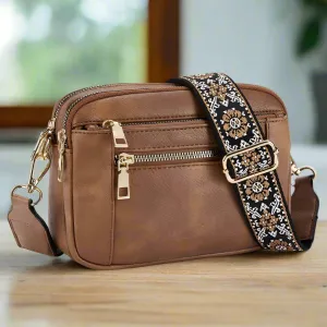 The NATASHA Crossbody Bag (brown)