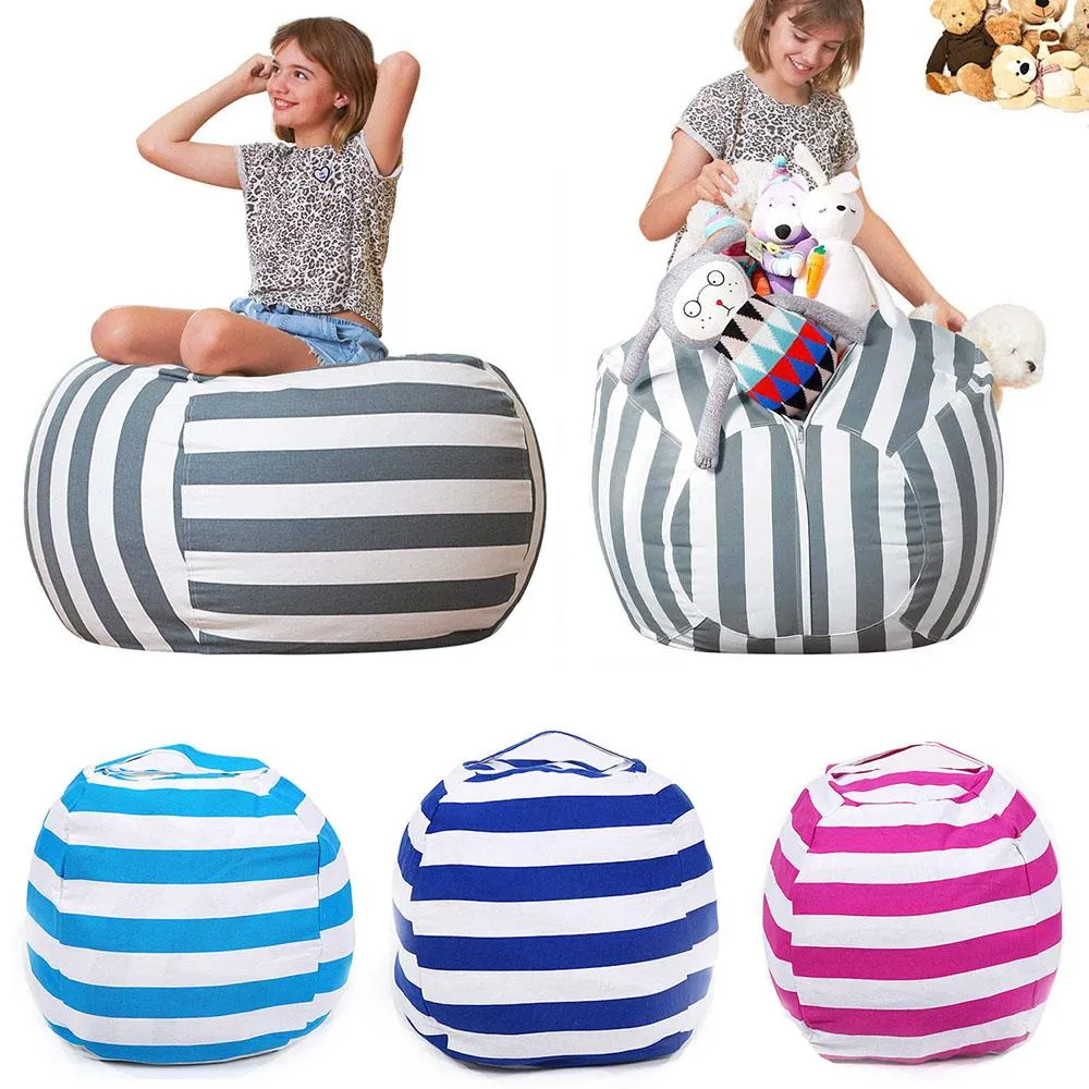 Toys Plush Storage Bean Bag Stuffed Organizer