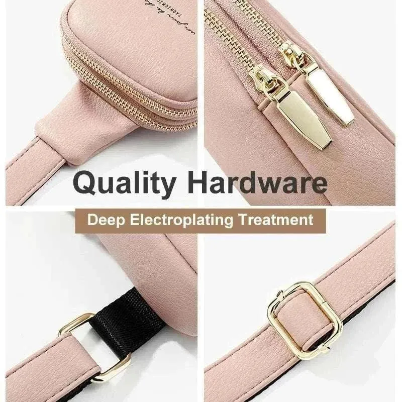 Trendy Diagonal Bag | Waterproof Leather for Women - WCB009