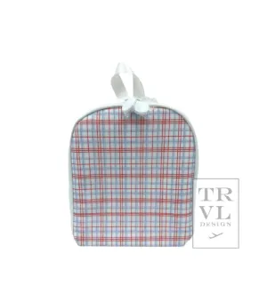 TRVL classic Red Plaid Lunch