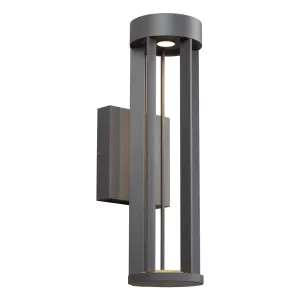 Turbo 18 In. LED Outdoor Wall Sconce 4000K Gray Finish