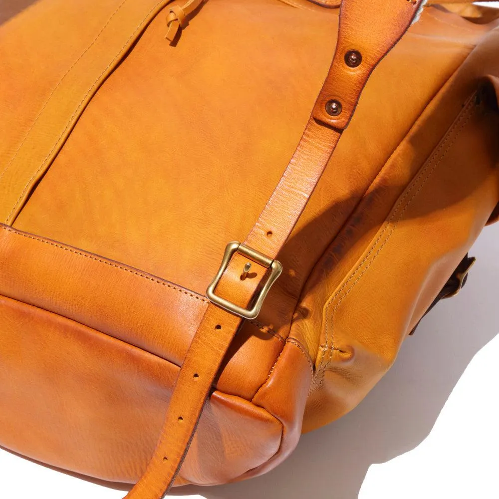 Vasco Leather Army Rucksack Mustard Camel