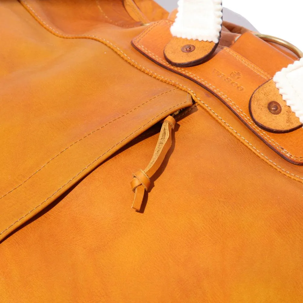 Vasco Leather Army Rucksack Mustard Camel