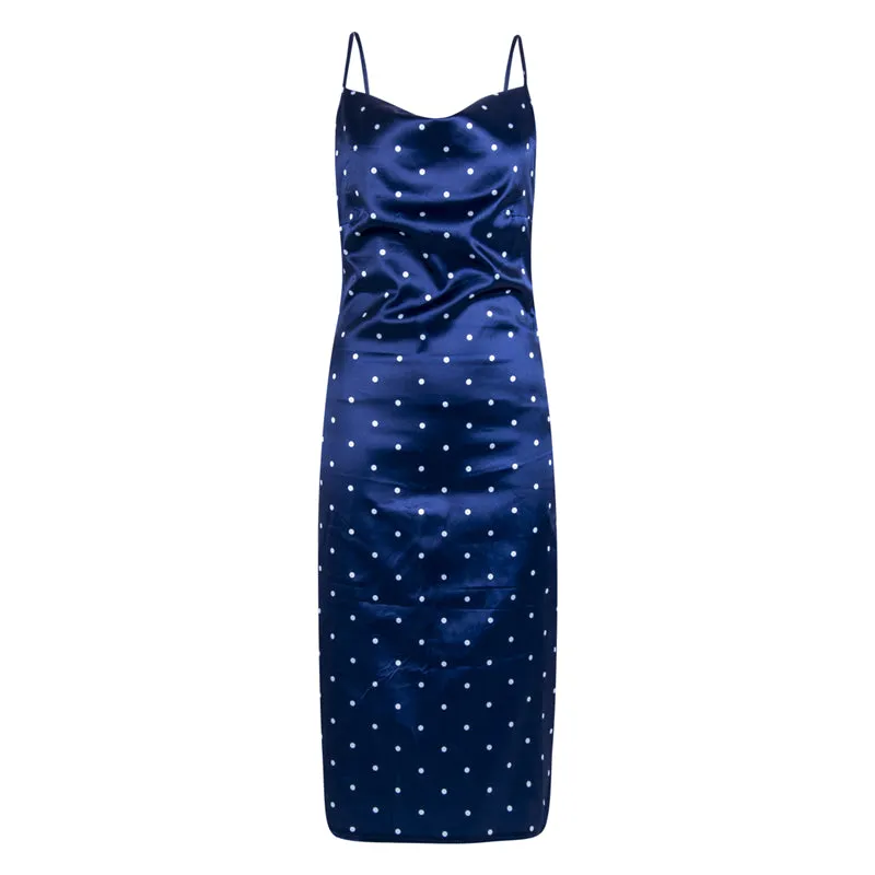 VenusFox Fashion Bodycon slim dots Dress