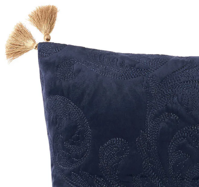 Verity Quilt Cover Set Range Navy