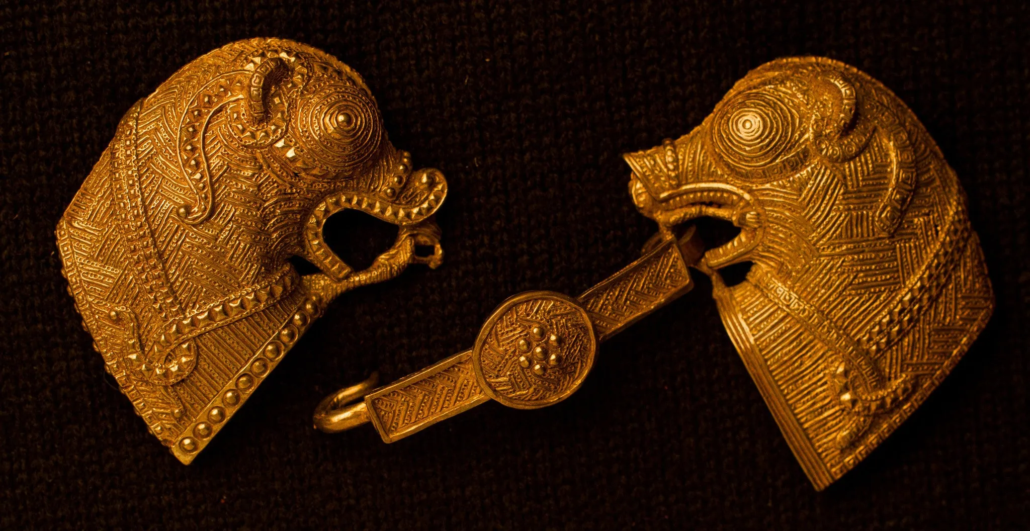 Viking Clasp with Ornate Animals - CC20