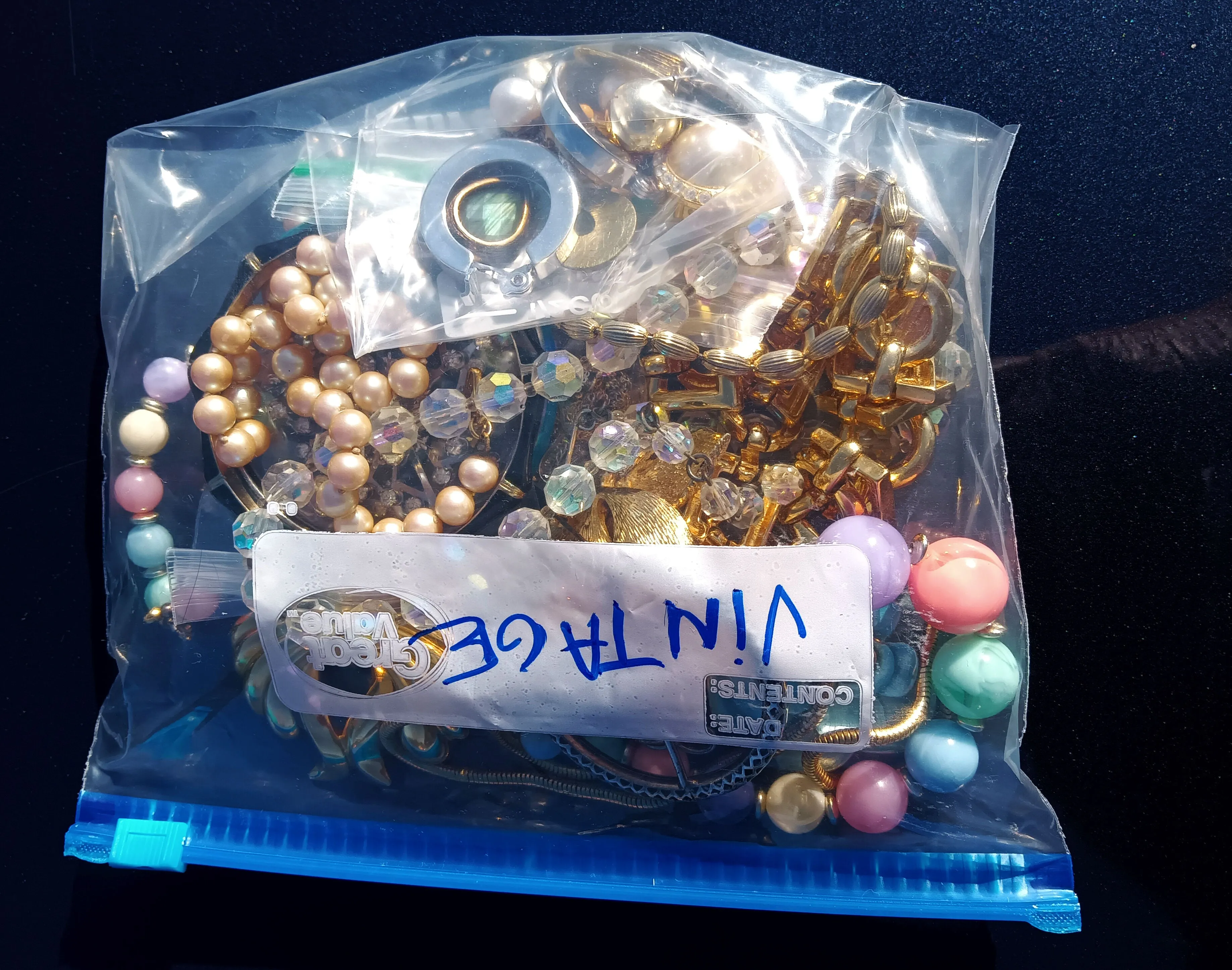 Vintage Costume Jewelry Mystery Bags – 1 pound