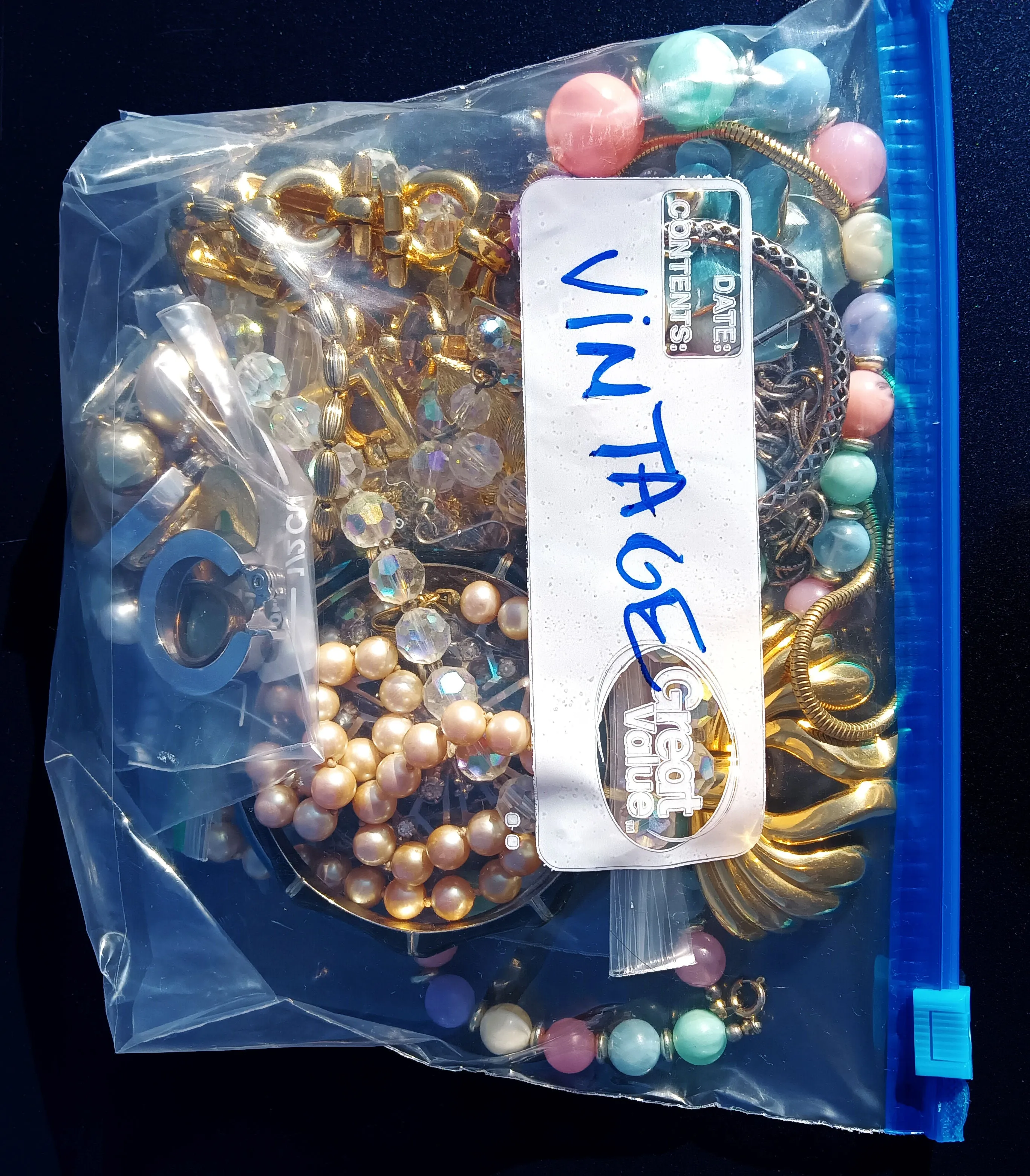 Vintage Costume Jewelry Mystery Bags – 1 pound