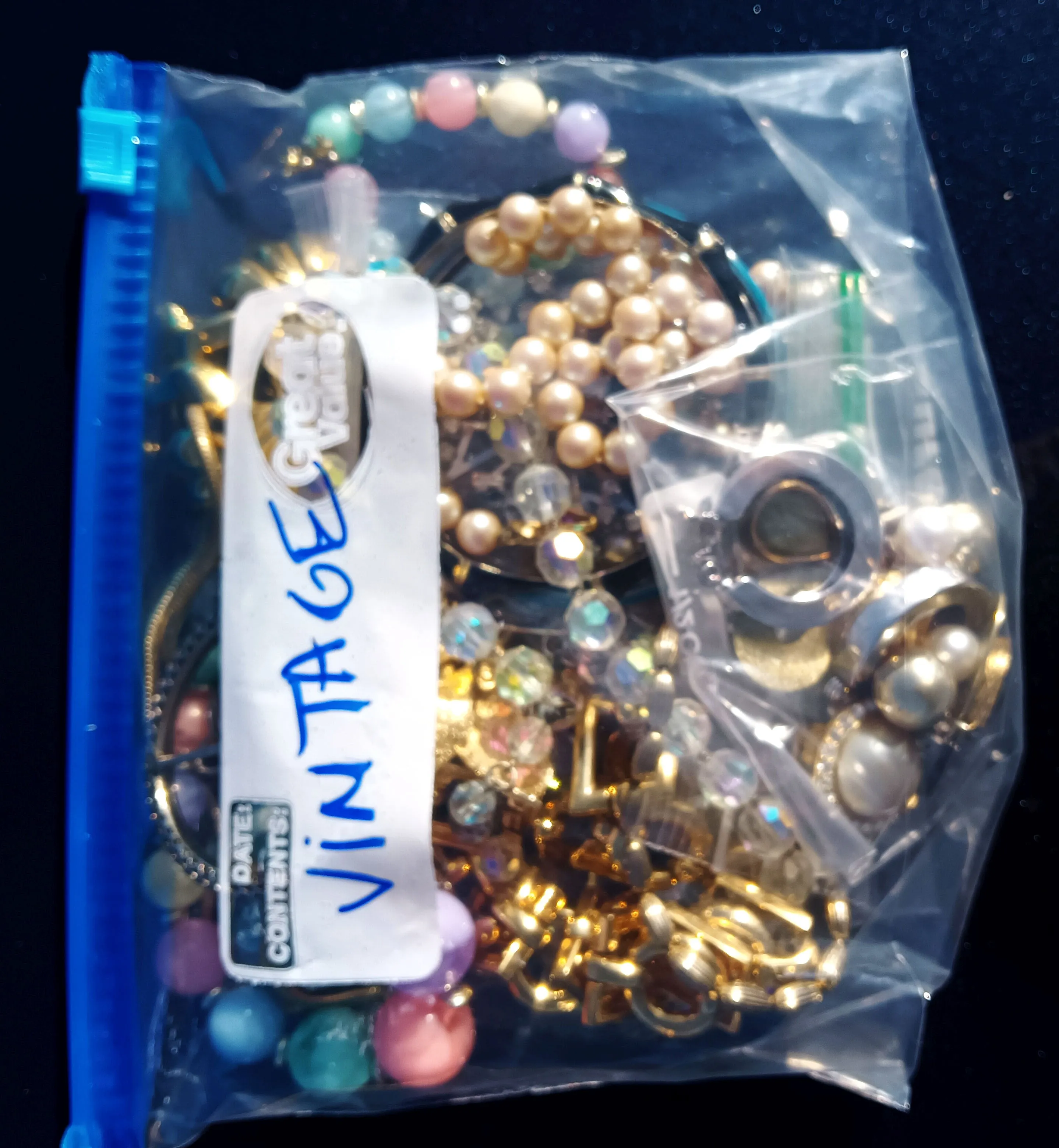 Vintage Costume Jewelry Mystery Bags – 1 pound