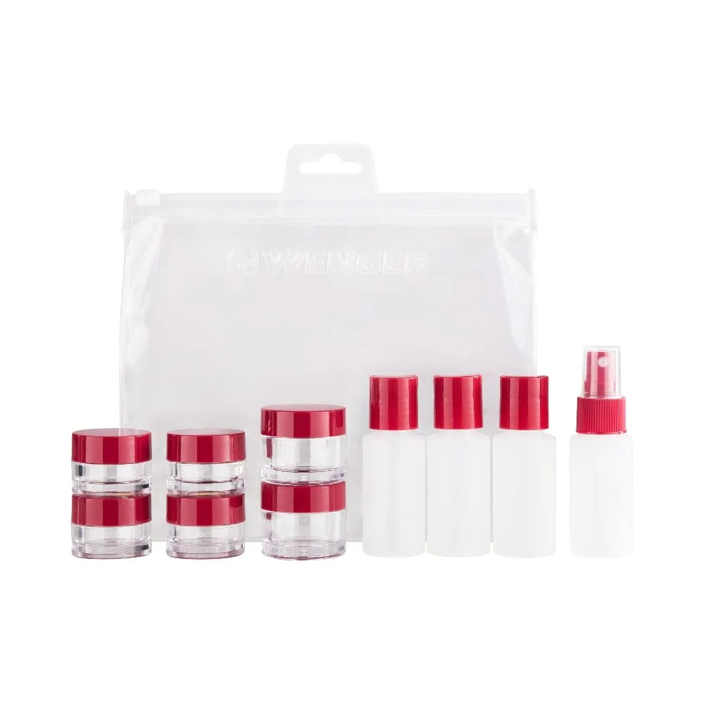 Wenger Travel-Sized Toiletry Bottle Set Clear - 611888