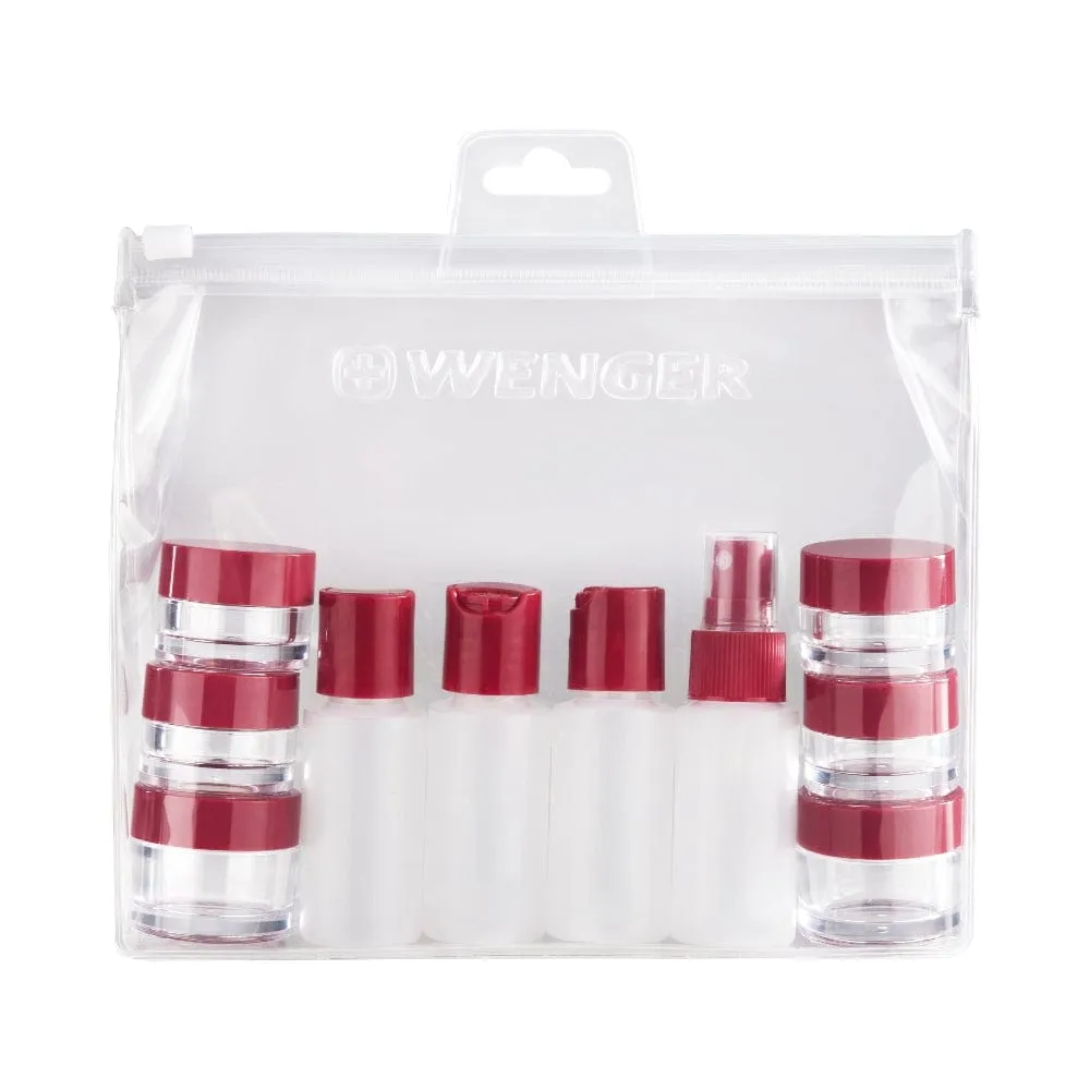 Wenger Travel-Sized Toiletry Bottle Set Clear - 611888