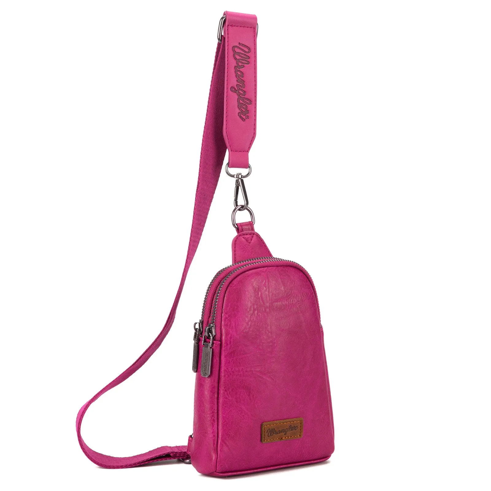 WG87-210 Wrangler Sling Bag/Crossbody/Chest Bag  - Hot Pink