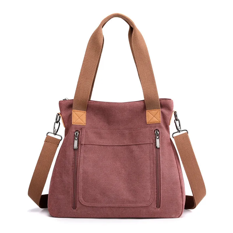 Women's Canvas Tote Purses Crossbody Shoulder Bag Handbags