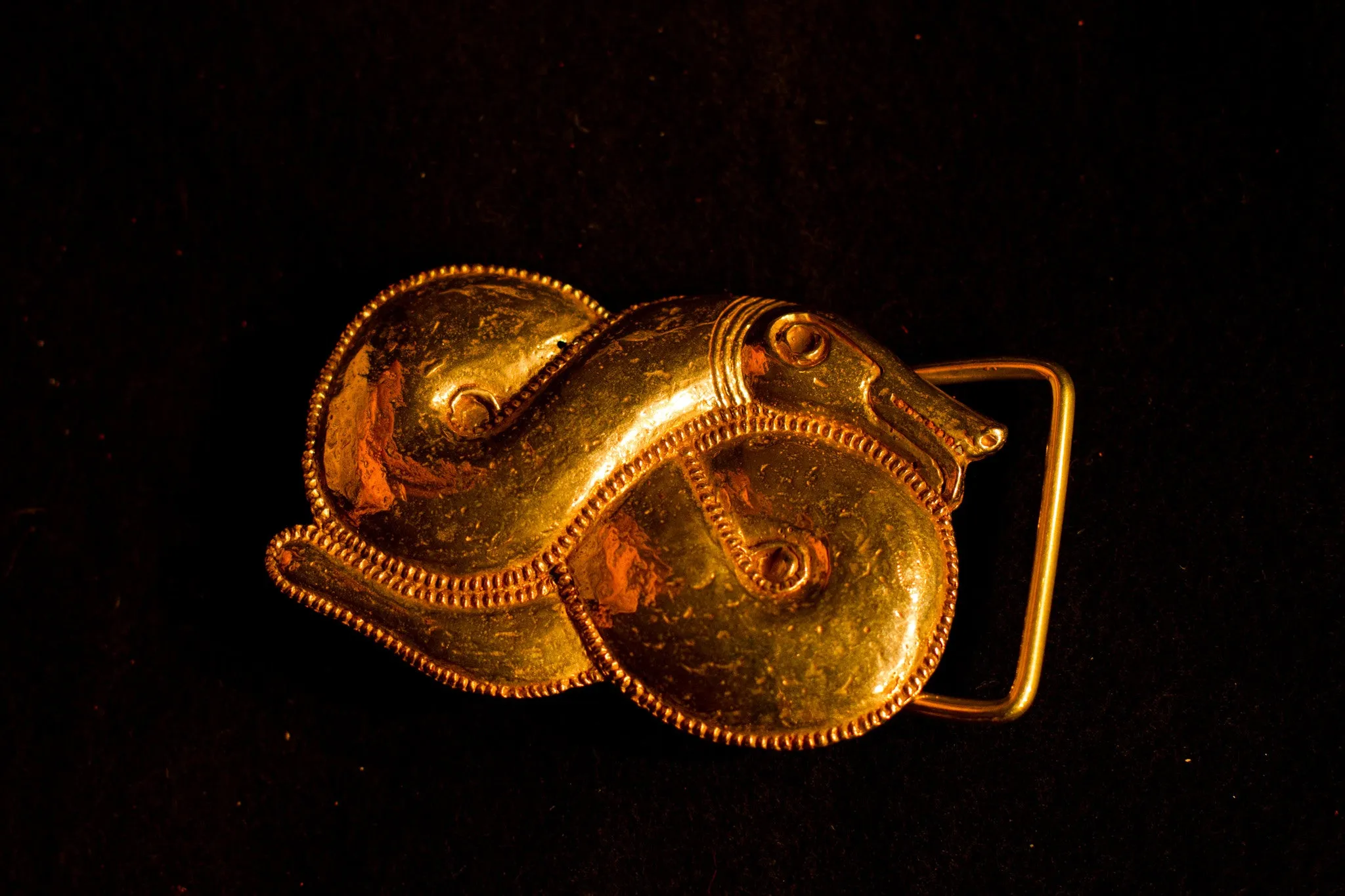 World Snake Belt Buckle - 1" version - B-62