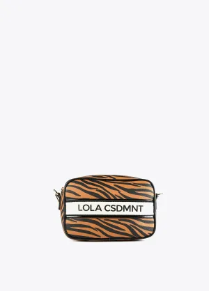 Zebra animal print crossbody bag